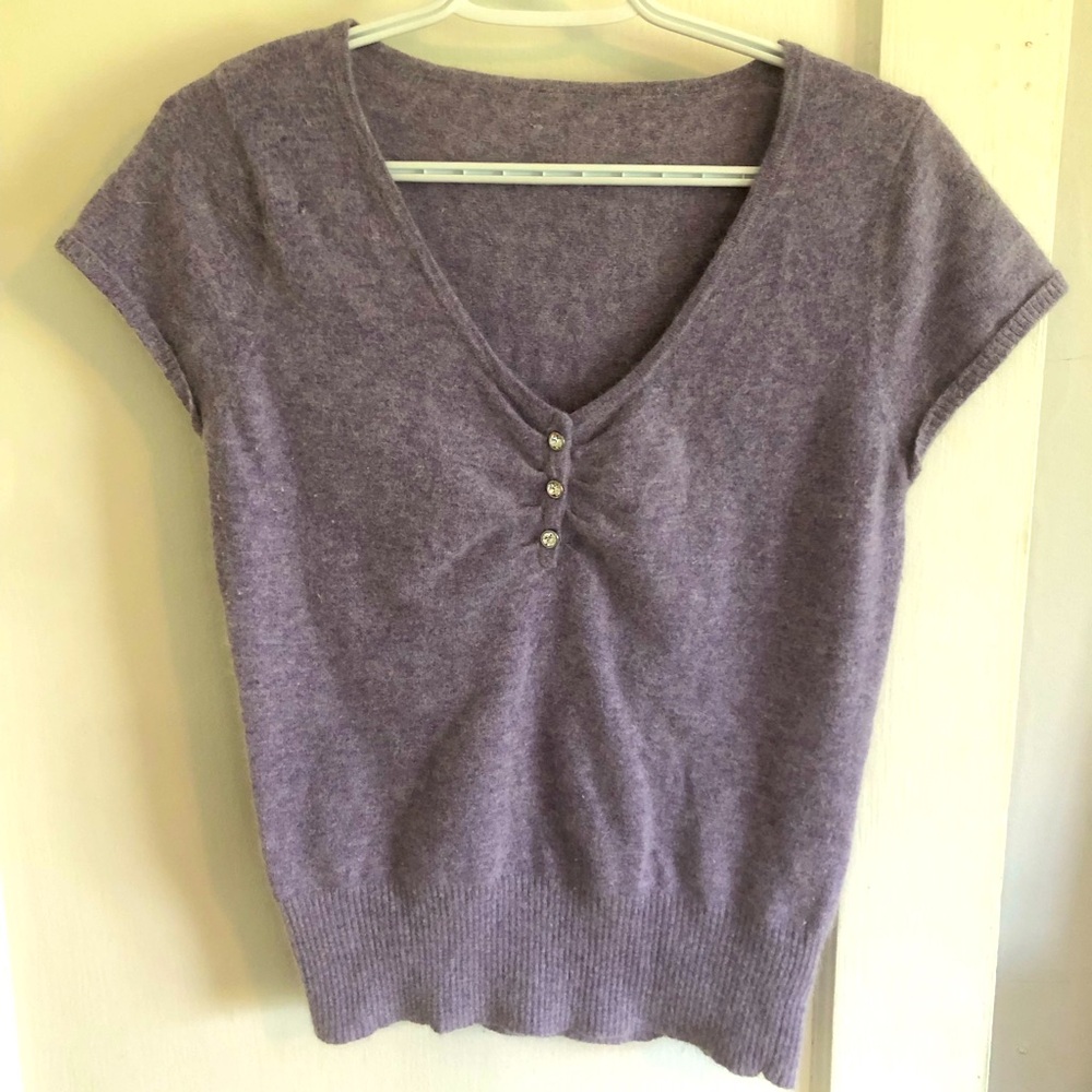 Very pretty soft purple Angora top - MED